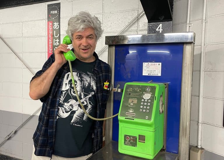 Meeting NYC Author Arthur Nersesian in Osaka, Japan